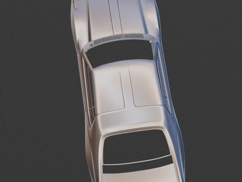 1973 AMC AMX SST Body STL 3D Print Model