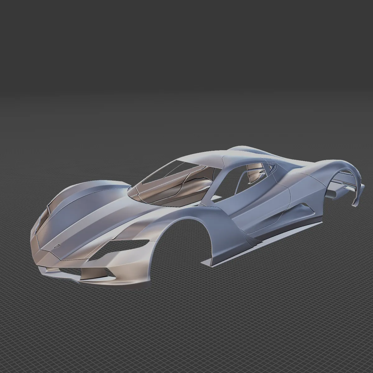 2020 Aspark Owl Body STL 3D Print Model .c4d .max .obj .3ds .fbx .stl .blend 