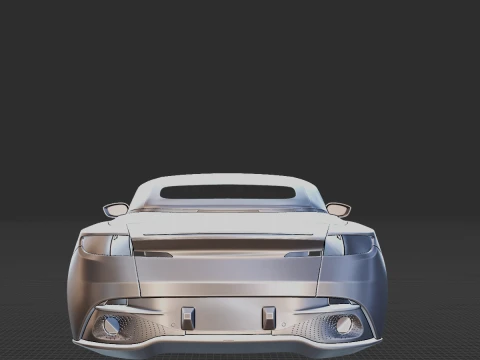 2019 Aston Martin DB11 Volante Body STL 3D Print Model