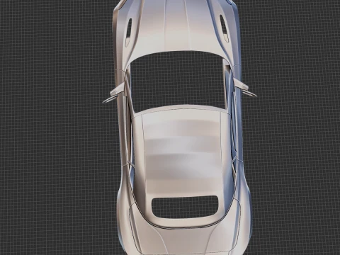 2019 Aston Martin DB11 Volante Body STL 3D Print Model