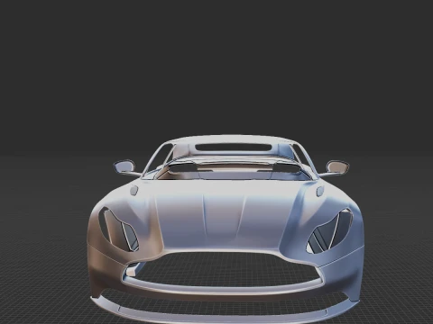 2019 Aston Martin DB11 Volante Body STL 3D Print Model