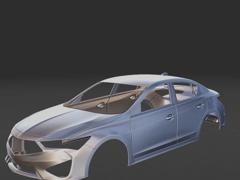 2019 Acura ILX G&ouml;vde 3D Baskı Modeli