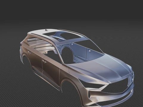 2022 Acura MDX Body 3D Print Model