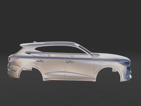 2022 Acura MDX Body 3D Print Model