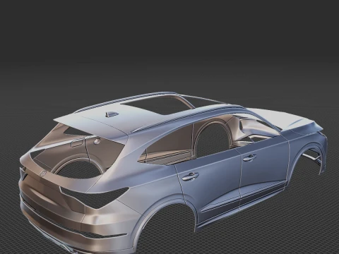 2022 Acura MDX Body 3D Print Model