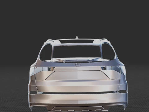 2022 Acura MDX Body 3D Print Model