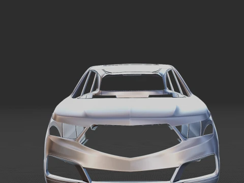 2019 Acura MDX A-Spec Body 3D Print Model