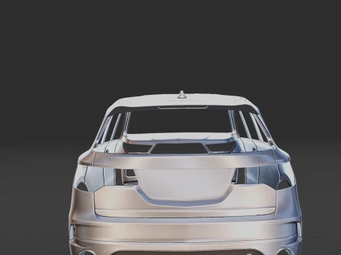 2019 Acura MDX A-Spec Body 3D Print Model