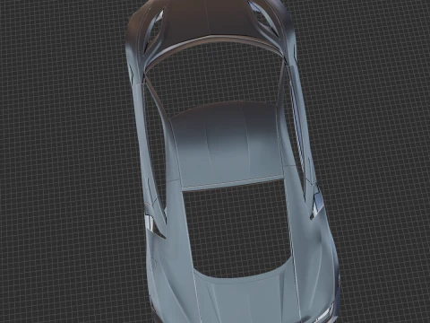 2022 Acura NSX Type S Body 3D Print Model