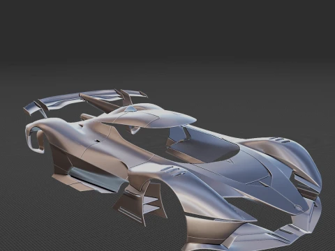 2020 Alfa Romeo 8C Tazio Body 3D Print Model