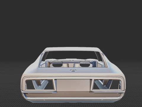 Alfa Romeo Montreal Body 3D Print Model