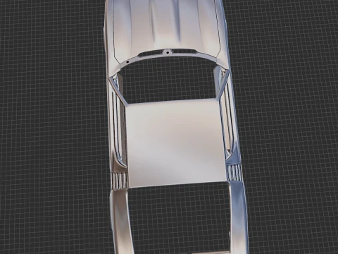 Alfa Romeo Montreal Body 3D Print Model