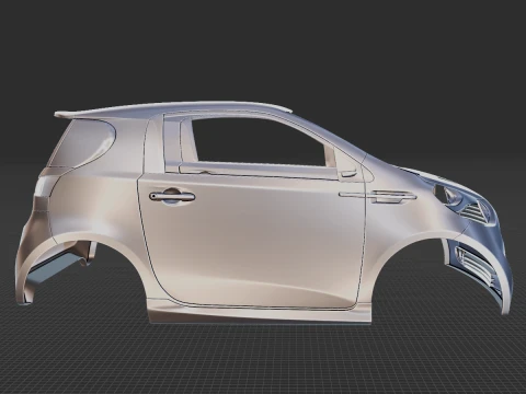 2012 Aston Martin Cygnet Body 3D Print Model