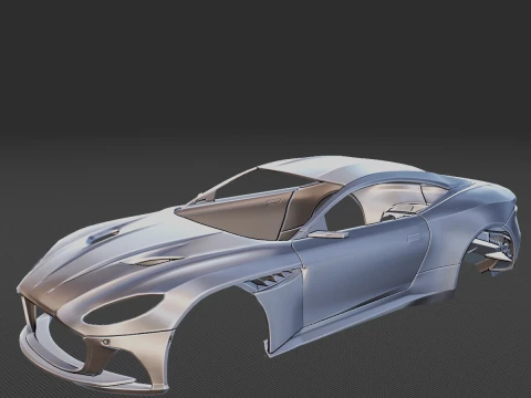 アストンマーティン DBS スーパーレッジェーラ ボディ 3Dプリントモデル