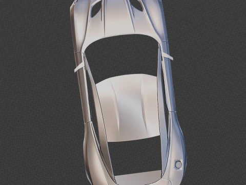 Aston Martin DBS Superleggera Body 3D Print Model