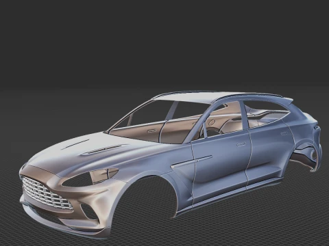 2022 Aston Martin DBX Straight Six Body 3D Принт Модель