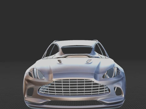2022 Aston Martin DBX Straight Six Body 3D Print Model