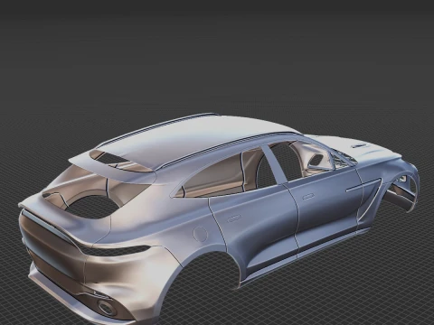 2022 Aston Martin DBX Straight Six Body 3D Print Model