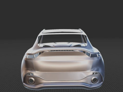 2022 Aston Martin DBX Straight Six Body 3D Print Model