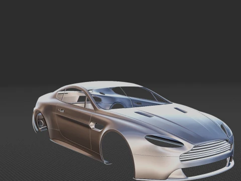 2015 Aston Martin V8 Vantage S Body 3D Print Model