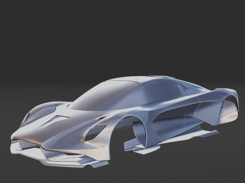 Carrocer&iacute;a Aston Martin Valhalla 2020 Modelo de impresión 3D