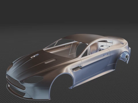 2015 Aston Martin Vantage S Body 3D Print Model