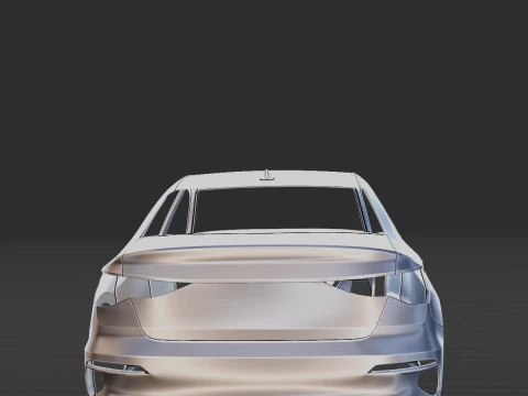2021 Audi A3 Limousine Body 3D Print Model