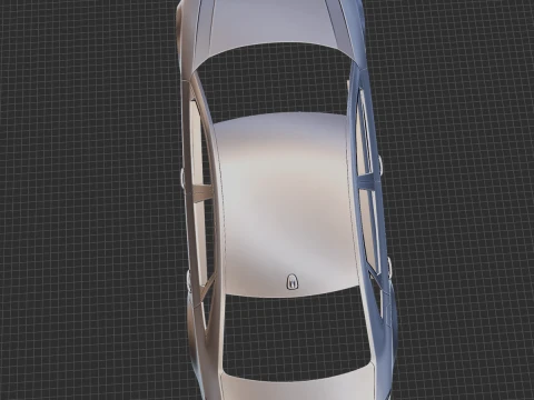 2019 Audi A4 Sedan Body 3D Print Model