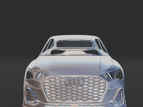 2020 Audi Q3 Sportback Body 3D Print Model