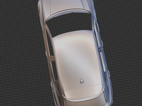 2020 Audi Q3 Sportback Body 3D Print Model