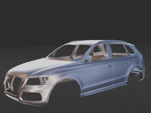2013 Audi Q5 carrosserie STL 3D printmodel