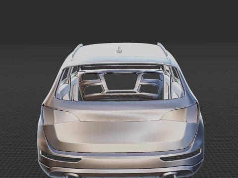 2013 Audi Q5 Body STL 3D Print Model