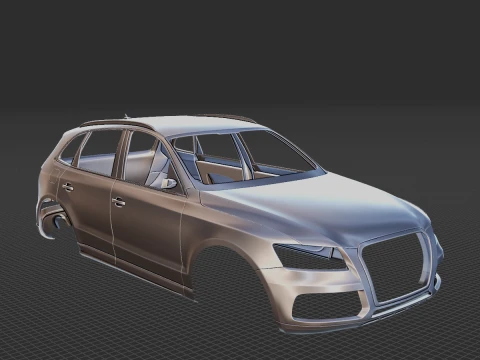 2013 Audi Q5 Body STL 3D Print Model
