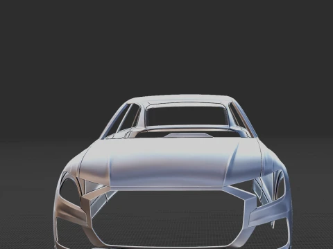 2019 Audi Q8 Regular Body STL 3D Print Model