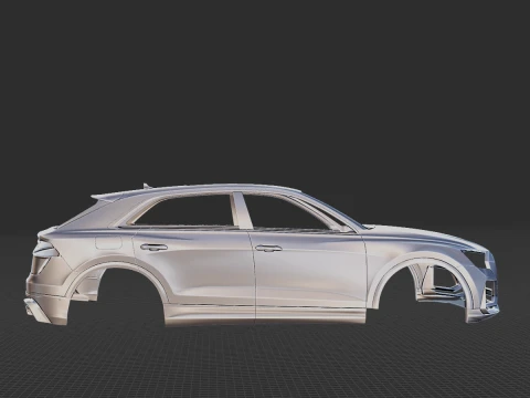 2020 Audi RS Q8 Body STL 3D Print Model