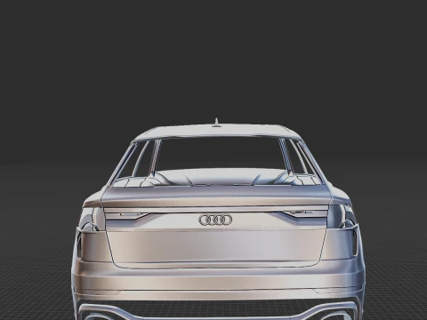 2020 Audi RS Q8 Body STL 3D Print Model