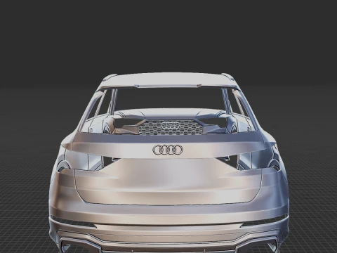 2020 Audi RS Q3 Body STL 3D Print Model