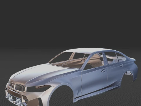 Кузов лімузин 3 серії 2022 STL 3D Принт Модель