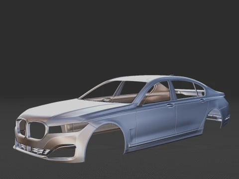750Li Body STL 3D Print Model