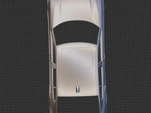 2020 Alpina D3 S Sedan Body STL 3D Print Model