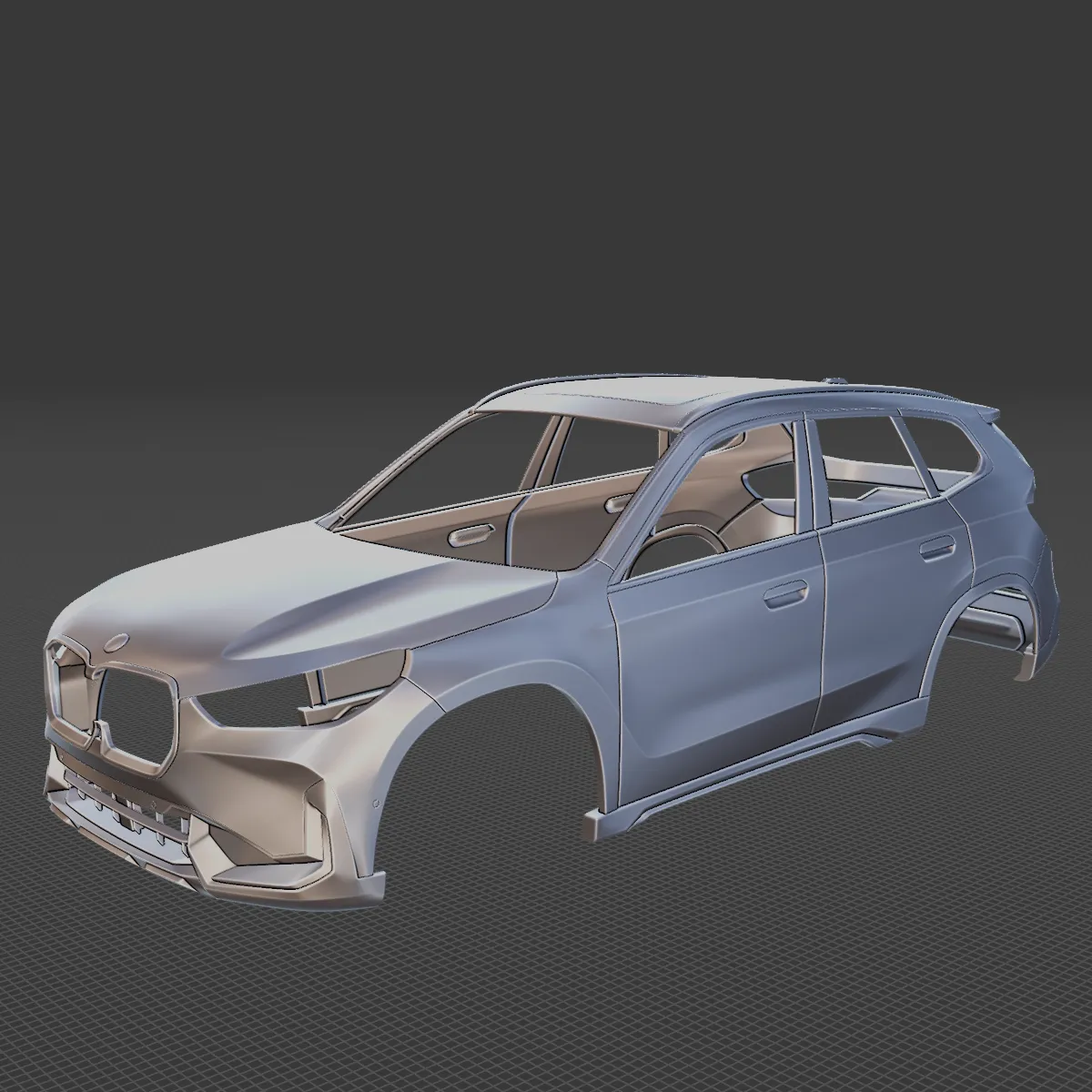 2022 iX1 Body STL 3D Print Model .c4d .max .obj .3ds .fbx .stl .blend