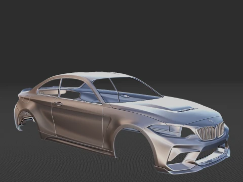 2020 M2 CS Body STL 3D Print Model