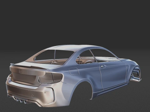 2020 M2 CS Body STL 3D Print Model