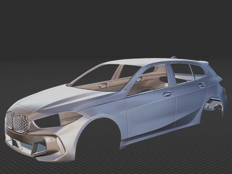 2022 M135i Body STL 3D Принт Модель