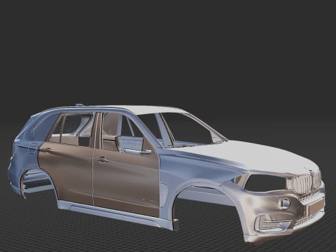 X5 Body STL 3D Print Model