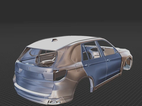 X5 Body STL 3D Print Model