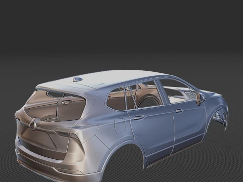2019 Buick Envision Body STL 3D Print Model