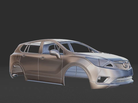 2019 Buick Envision Body STL 3D Print Model