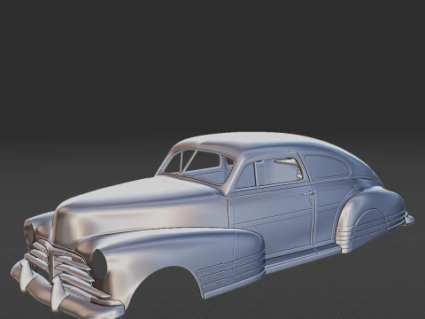 1948 Chevrolet Fleetline Body STL 3D Print Model