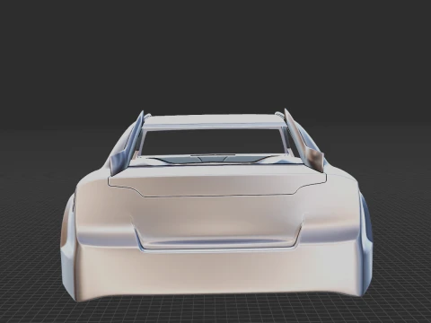 2013 Chevrolet SS NASCAR Body STL 3D Print Model
